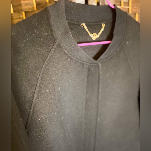 Baseball style wool coat - Picture 3 of 5